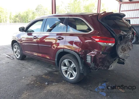 2017 Toyota Highlander Limited from USA, damaged, VIN 5TDDZRFH3HS426086